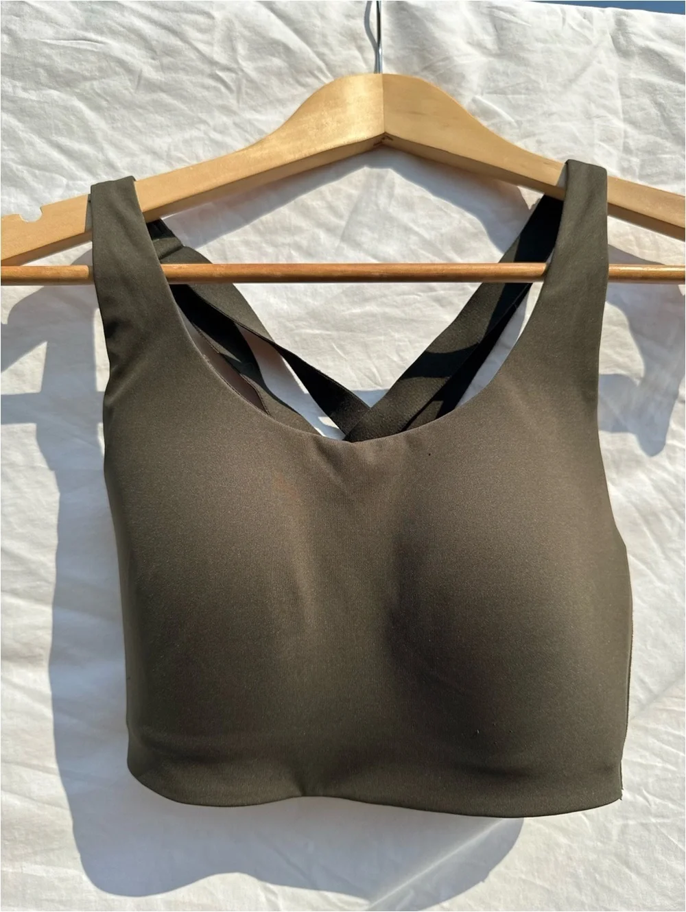 Lululemon Energy Bra *High Support, B–DDD Cups - Dark Olive - 32DD